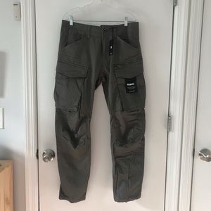 NWT G-Star Raw tapered twill pants in gray/green. Never worn. Perfect
